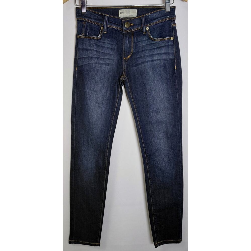 FREE PEOPLE  Denim Skinny Jeans Blue Solid Women Size 26